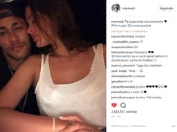 De férias, Neymar se mostra ansioso para curtir com Bruna Marquezine