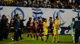 Confusão no jogo entre Avaí e Flamengo