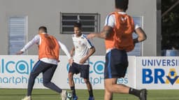 Imagens do treino desta quinta-feira no CT