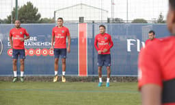 Neymar - Treino do PSG