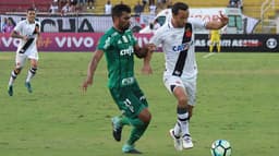 Nenê retornou ao time do Vasco no empate com o Palmeiras. Confira a seguir outras imagens da partida na galeria L!