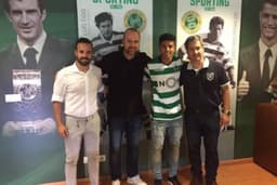 Paulinho, promessa de Xerém, veste a camisa do Sporting no último dia da janela de transferências