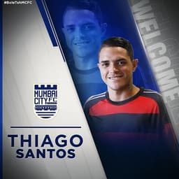 Thiago Santos foi anunciado pelo Bombai United no Twitter