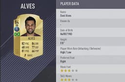 Daniel Alves - Fifa 18