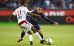 Verratti deixou o jogo do PSG contra o Bordeaux com dores e foi cortado dos jogos da Itália contra Macedônia e Albânia, pelas Eliminatórias para Copa do Mundo