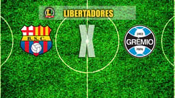 LIBERTADORES: Barcelona-EQU x Grêmio