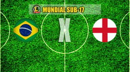 Brasil x Inglaterra - Mundial sub-17