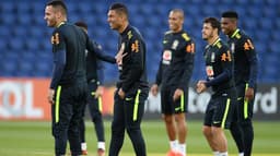 Treino Seleção Brasileira