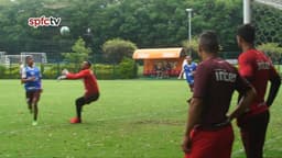 Brenner faz golaço no treino do São Paulo