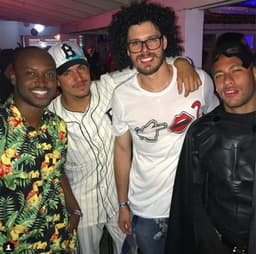 Thiaguinho, Medina, Neymar e Thiaguinho