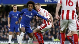 Chelsea x Stoke City - Willian