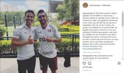 Petros agradeceu Hernanes e o chamou de 'melhor em atividade no Brasil'