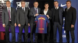 Apresentação Philippe Coutinho no Barcelona