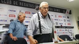 Eurico Miranda na coletiva no Vasco nesta terça-feira. Confira fotos da eleição na galeria especial do LANCE!