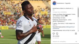 Riascos está a um passo de retornar ao Vasco. Após receber proposta, disse no Instagram que está voltando. Veja galeria