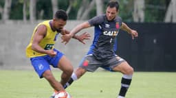 Vasco fez jogo-treino no CT Vargem Grande neste domingo. Confira outras fotos a seguir na galeria especial do L!