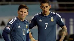 Di María e Messi - Seleção Argentina