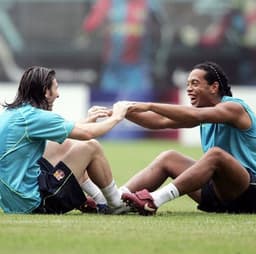 Homenagem de Messi a Ronaldinho Gaúcho