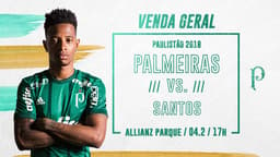 Palmeiras x Santos - Ingressos à venda