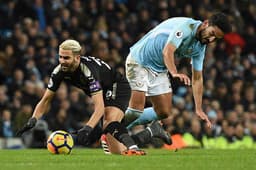 Gündogan e Mahrez - Manchester City x Leicester