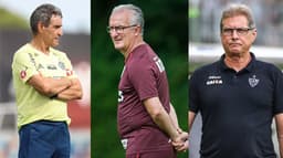 Carpegiani (Flamengo), Dorival (São Paulo) e Oswaldo de Oliveira (Galo) foram três dos técnicos demitidos neste ano. Confira uma geral nas próximas fotos&nbsp;