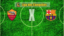 Apresentação Roma x Barcelona