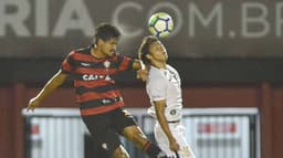 Vitória e Corinthians fizeram um jogo muito equilibrado