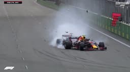 Acidente Ricciardo e Verstappen - GP do Azerbaijão F1 2018