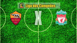 Apresentação Roma x Liverpool