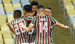 Renato Chaves, Gum, Ibañez, Matheus Alessandro e Richard - Fluminense x Nacional Potosí