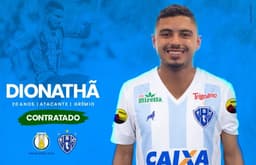 Com contrato até o final da temporada, Dionathã chega ao Paysandu por empréstimo do Grêmio