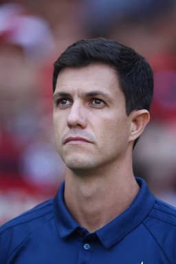 Mauricio Barbieri, durante o jogo entre Flamengo e Internacional