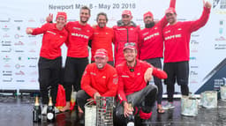 MAPFRE ultrapassa dois barcos nos metros final e vence oitava etapa