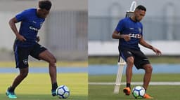 Moisés e Gilson travam disputa leal na lateral esquerda