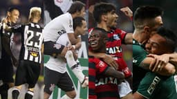 Atlético-MG, Corinthians, Flamengo e Palmeiras estão na parte de cima do Brasileirão