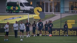 Treino da Seleção Brasileira