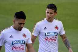 Falcao García e James Rodríguez