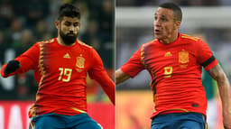 Diego Costa e Rodrigo são os principais candidatos a assumir a titularidade no ataque da seleção espanhola