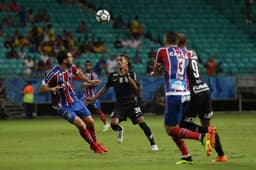 Corinthians perdeu por 1 a 0 para o Bahia