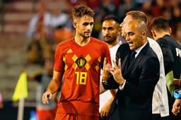 Adnan Januzaj e Roberto Martinez, da Bélgica