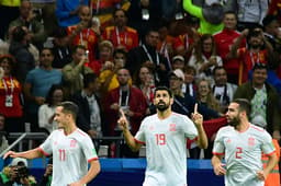 Diego Costa é o artilheiro da Espanha na Copa do Mundo e desafogou a seleção na partida