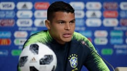 Thiago Silva - Coletiva Seleção