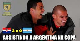 Humor na Copa: os memes de Croácia 3-0 Argentina