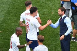 Southgate e Maguire - Inglaterra x Panamá