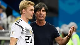 Aos 22 anos e só mais novo do que Werner (por meses), Brandt tem a confiança de Joachim Löw&nbsp;