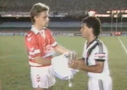 Vasco x Dinamarca em 1988