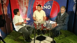 Maradona recebeu Ronaldo em seu programa