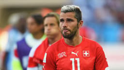 Imagens de Behrami nesta Copa do Mundo