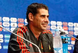 Hierro em entrevista antes das oitavas em Moscou