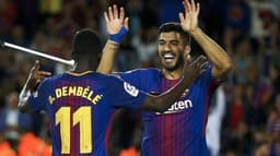 Suárez e Dembélé - Barcelona